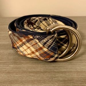 J. Crew Plaid Ribbon belt